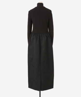 韓国の正規店にて購入アモーメント AMOMENTO HALF ZIP-UP LONG DRESS