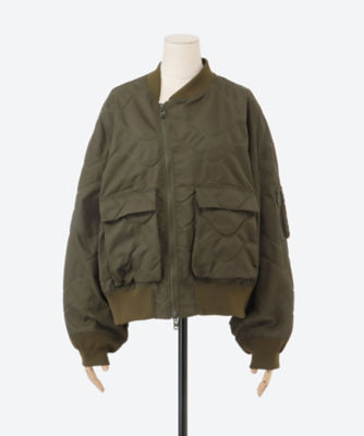 ＱＵＩＬＴ―ＬＩＫＥ ＢＯＭＢＥＲ ＪＡＣＫＥＴ | ファッション・服 ...