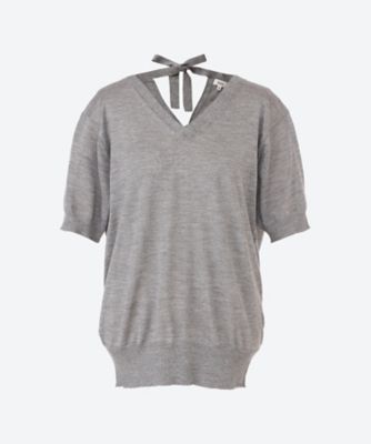 ＜Scye (Women)＞セーター　Ｃａｓｈｍｅｒｅ　Ｓｉｌｋ　Ｃｒｏｓｓ　Ｂａｃｋ　Ｋｎｉｔ　Ｐ／Ｏ