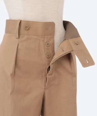 パンツ　Ｓａｎ　Ｊｏａｑｕｉｎ　Ｃｏｔｔｏｎ　Ｐｌｅａｔｅｄ　Ｃｈｉｎｏｓ