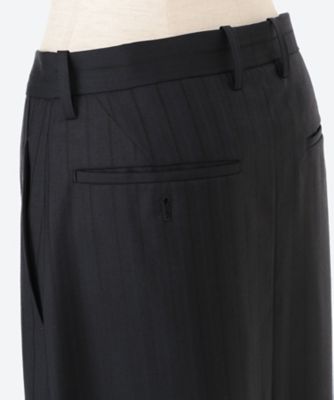 スカート Striped Wool Maxi Skirt | Scye