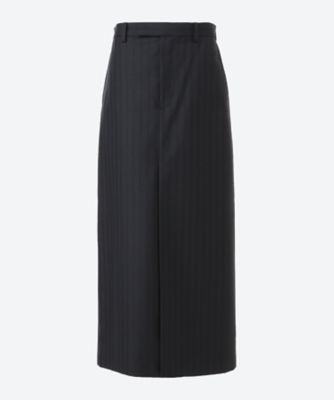 ＜Scye (Women)＞スカート　Ｓｔｒｉｐｅｄ　Ｗｏｏｌ　Ｍａｘｉ　Ｓｋｉｒｔ