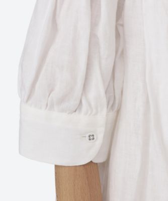 ブラウス Organic Linen Tucked Puff 