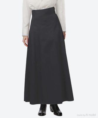 ＜Scye (Women)＞スカート　Ｈｉｇｈ　Ｄｅｎｓｉｔｙ　Ｃｏｔｔｏｎ　Ｓａｔｅｅｎ　Ｍａｘｉ　Ｓｋｉｒｔ