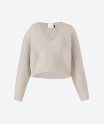 Fluffy crop 2025 top sweater