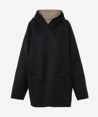 ＜ssstein (Women)＞ＲＥＶＥＲＳＩＢＬＥ　ＨＯＯＤＥＤ　ＨＡＬＦ　ＣＯＡＴ　ＳＴ．９１４