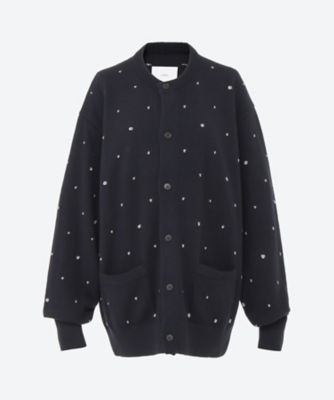 ＜ssstein (Women)＞ＧＬＩＴＴＥＲ　ＤＯＴＳ　ＣＲＥＷ　ＮＥＣＫ　ＣＡＲＤＩＧＡＮ　ＳＴ．１０１８