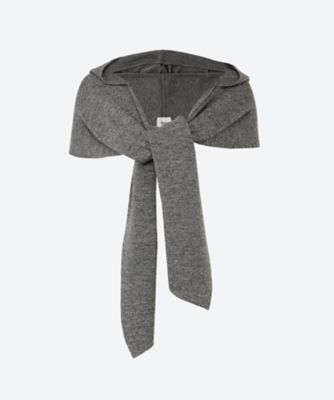 ＜TAN (Women)＞ＷＡＳＨＡＢＬＥ　ＷＯＯＬ　ＨＯＯＤＩＥ　ＲＩＢ　ＳＣＡＲＦ　ＴＡＮ２４ＦＷ－１