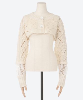 crazy mini cardigan | ODAKHA (Woman)/オダカ  