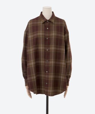 Wool Madras Check Shirt UDF24205