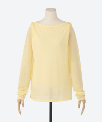 ＜JANE SMITH (Women)＞ＣＯＴＴＯＮ　ＳＨＥＥＲ　ＢＯＡＴ　ＮＥＣＫ　ＰＵＬＬＯＶＥＲ