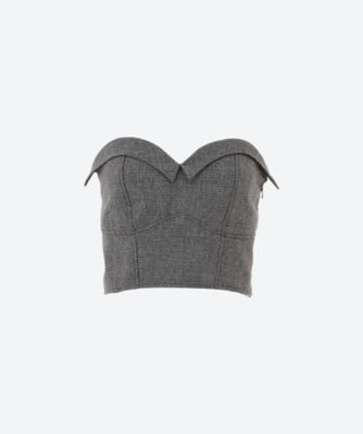 ＜JANE SMITH (Women)＞ＷＯＯＬ　ＳＩＬＫ　ＨＯＵＮＤＳＴＯＯＴＨ　ＨＥＡＲＴ　ＮＥＣＫ　ＢＵＳＴＩＥＲ