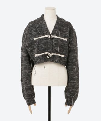 ３Ｇ　ＴＯＧＧＬＥ　ＢＵＴＴＯＮ　ＳＨＯＲＴ　ＫＮＩＴ　ＣＡＲＤＩＧＡＮ