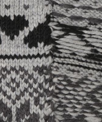 3G FAIR ISLE KNIT CREWNECK SHORT