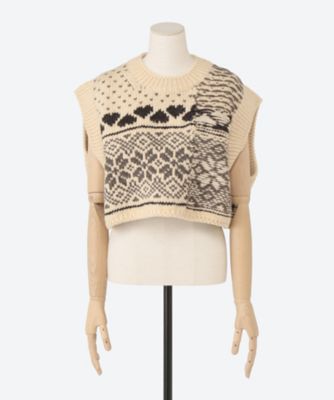 トップス jane smith knit vest JANESMITH（ジェーンスミス）の「JANESMITH ジェーンスミス / 3G