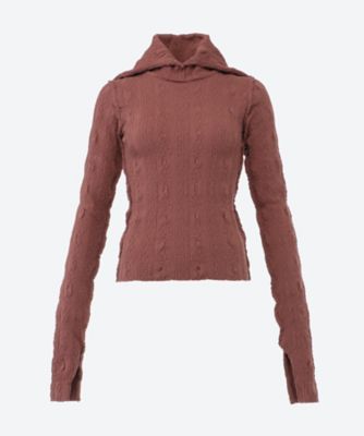 ＜kotohayokozawa (Women)＞Ｔ／ＳＨＲＵＮＫ―ＫＮＩＴ　ＬＯＮＧ―ＳＬＥＥＶＥ　ＴＯＰ