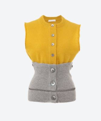 ＜KAYLE (Women)＞ＷＯＯＬ　ＫＮＩＴ　ＶＥＳＴ　ＷＡＩＳＴ　ＷＡＲＭＥＲ　ＳＥＴ　Ｋ－１３０６