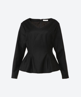 ＜KAYLE (Women)＞ＷＯＯＬ　ＣＡＳＨＭＥＲＥ　ＰＥＰＬＵＭ　ＢＬＯＵＳＥ　Ｋー１４０５