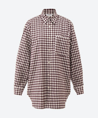 ＜PHEENY (Women)＞Ｃｏｔｔｏｎ　ｒａｙｏｎ　ｃｈｅｃｋ　ｆｌａｎｎｎｅｌ　ｓｈｉｒｔ　ＰＡ２４－ＳＨ０２
