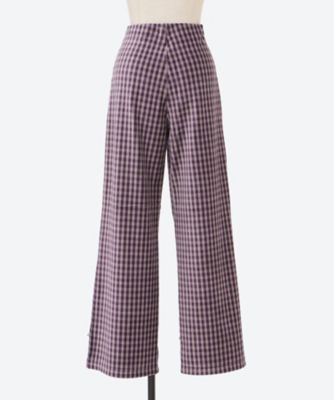 Ｃｈｅｃｋ　ｐｒｉｎｔ　ｃｏｒｄｕｒｏｙ　ｊｅｒｓｅｙ　ｗｉｄｅ　ｐａｎｔｓ　ＰＡ２４－ＣＳ０５