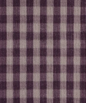 Check print corduroy jersey wide