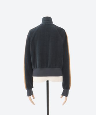 Cotton velours zip jacket PA24