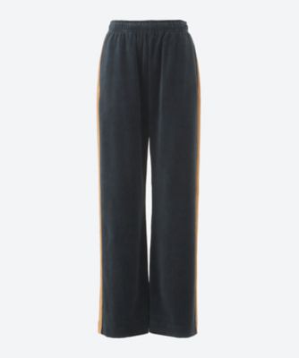 ＜PHEENY (Women)＞Ｃｏｔｔｏｎ　ｖｅｌｏｕｒｓ　ｓｉｄｅ　ｓｔｒｉｐｅ　ｇａｔｈｅｒｅｄ　ｐａｎｔｓ　ＰＡ２４－ＣＳ０９