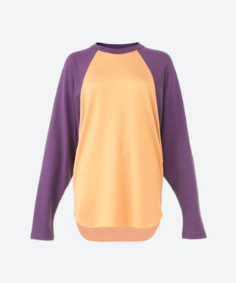 ＜PHEENY (Women)＞Ｃｏｔｔｏｎ　ｒａｙｏｎ　ｂａｓｅｂａｌｌ　Ｌ／Ｓ　ＰＡ２４－ＣＳ１０