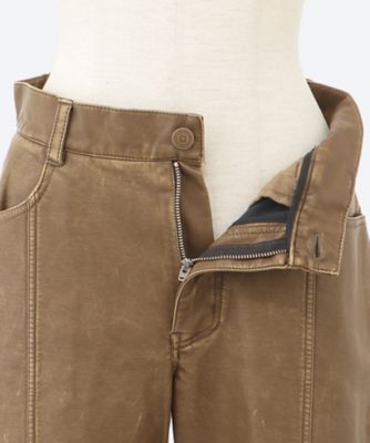 ＯＬＩＶＥ　ＦＡＵＸ　ＬＥＡＴＨＥＲ　ＪＥＡＮＳ