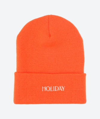 ＜HOLIDAY (Women)＞ＫＮＩＴ　ＣＡＰ（ＨＯＬＩＤＡＹ）