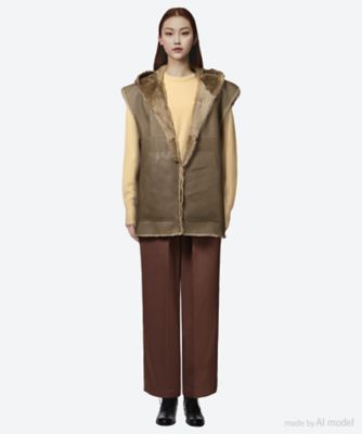 ジャケット　Ｍｏｕｔｏｎ　Ｎｏ―ＳｌｅｅｖｅＨｏｏｄｅｄ　Ｖｅｓｔ