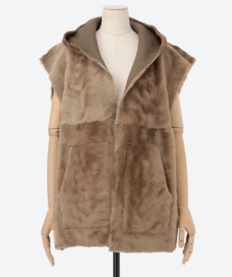ジャケット　Ｍｏｕｔｏｎ　Ｎｏ―ＳｌｅｅｖｅＨｏｏｄｅｄ　Ｖｅｓｔ