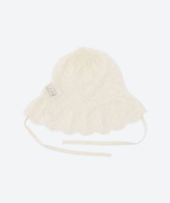 ＜FUMIE=TANAKA＞ｋｎｉｔ　ｌａｃｅ　ｈａｔ