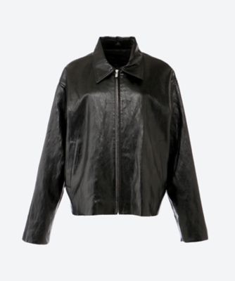 ＜NOTHING EVERYTHING (Woman)＞ＶＥＧＡＮ　ＬＥＡＴＨＥＲ　ＪＡＣＫＥＴ