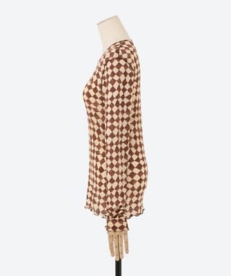Ｄｉａｍｏｎｄ　ｐｒｉｎｔ　ｒｉｂ　ＬＳ　ＰＯ