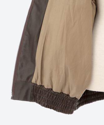 Fake Leather Three Pocket Blouson