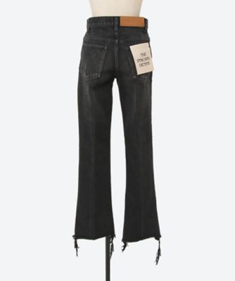 【パンダ】極美品・INSCRIRE フレアデニム INSCRIRE / アンスクリア】 002 FLARE DENIM - BLUE USED / PARK