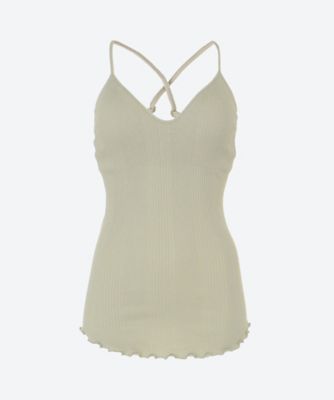 HAKUJI (Women)/ハクジ Ｒａｎｄｏｍ　ｒｉｂ　ｂｒａ　ｃａｍｉｓｏｌｅ　Ｈ２３２５０４
