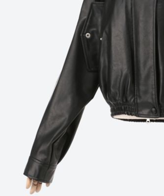 ＧＬＯＳＳＹ　ＬＥＡＴＨＥＲ　ＳＨＯＲＴ　ＪＡＣＫＥＴ　ＬＷ２４４ＪＰ０４