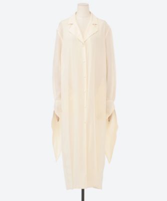 [人気] RECTO★ELEANOR SLIK LONG BLOUSE DRESS★ブラウスドレス ELEANOR SLIK LONG BLOUSE