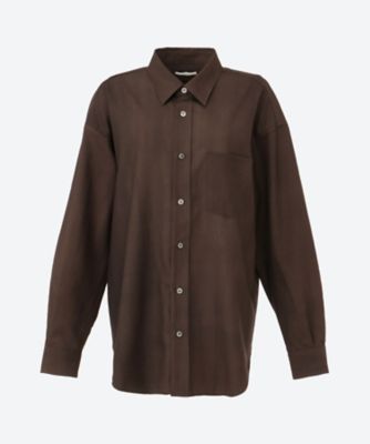 UNDECORATED (Women)/アンデコレイテッド Ｇｒａｄａｔｉｏｎ　Ｗｏｏｌ　Ｌ／Ｓ　Ｓｈｉｒｔ　ＵＤＳ２５２０５