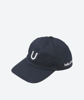 ＜UNDECORATED (Women)＞Ｃｏｔｔｏｎ　Ｃａｐ　”Ｕ”　ＵＤＳ２５９０４