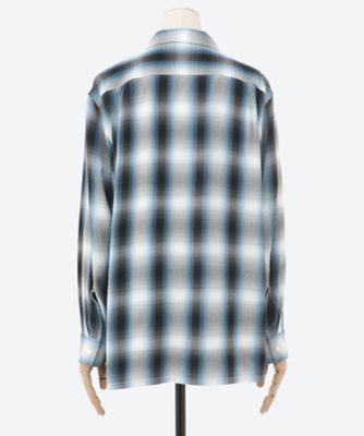 Ｒａｙｏｎ　ｏｍｂｒｅ　ｃｈｅｃｋ　Ｌ／Ｓ　ｓｈｉｒｔ　ＰＳ２５―ＳＨ０３