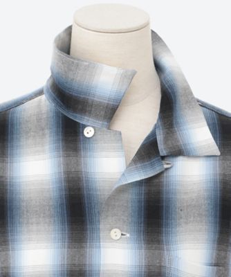 Ｒａｙｏｎ　ｏｍｂｒｅ　ｃｈｅｃｋ　Ｌ／Ｓ　ｓｈｉｒｔ　ＰＳ２５―ＳＨ０３
