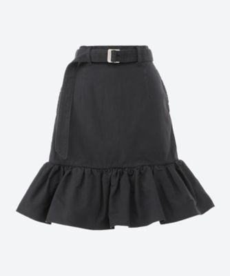 ＜HOLIDAY (Women)＞ＢＥＬＴＥＤ　ＰＥＮＣＩＬ　ＦＬＡＲＥ　ＳＫＩＲＴ（ＤＡＲＫ　ＮＡＶＹ）　２５１０２０３０