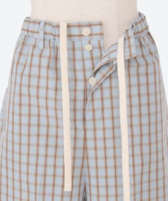 ＷＡＳＨＥＤ　ＣＨＥＣＫ　ＤＲＡＷＳＴＲＩＮＧＳ　ＳＨＩＲＴ　ＰＡＮＴＳ　２５１０２００６