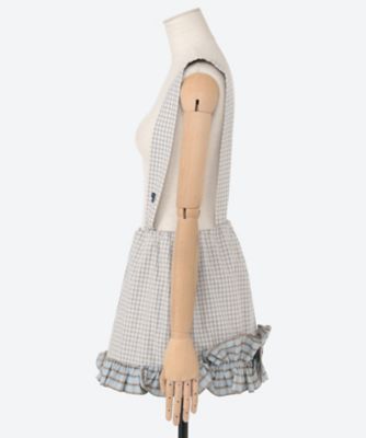 ＣＨＥＣＫ　ＲＵＦＦＬＥ　ＳＴＲＡＰ　ＭＩＮＩ　ＳＫＩＲＴ　２５１０２００７