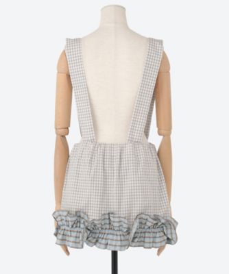 ＣＨＥＣＫ　ＲＵＦＦＬＥ　ＳＴＲＡＰ　ＭＩＮＩ　ＳＫＩＲＴ　２５１０２００７