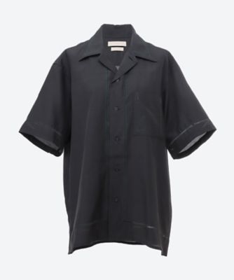 ＜YOKE (Women)＞ＥＭＢＲＯＩＤＡＲＥＹ　ＯＰＥＮ　ＣＯＬＬＡＲ　ＳＨＩＲＴ　ＹＫ２５ＳＳ０９３８ＳＨ