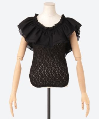 ＜FUMIE=TANAKA＞ｂｉｇ　ｆｒｉｌｌ　ｌａｃｅ　ｃａｍｉ　Ｆ２５Ｓ－２５